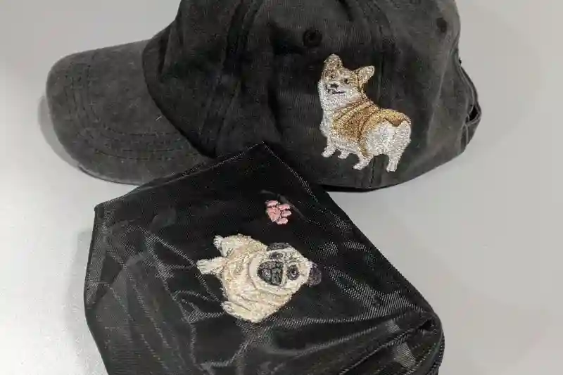 くろまりこん刺繍のメイン画像